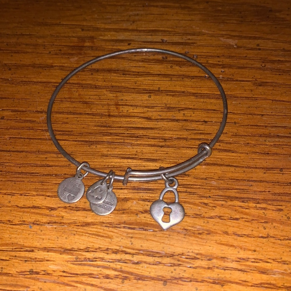 Alex & Ani Heart Locket Charm Bracelet
